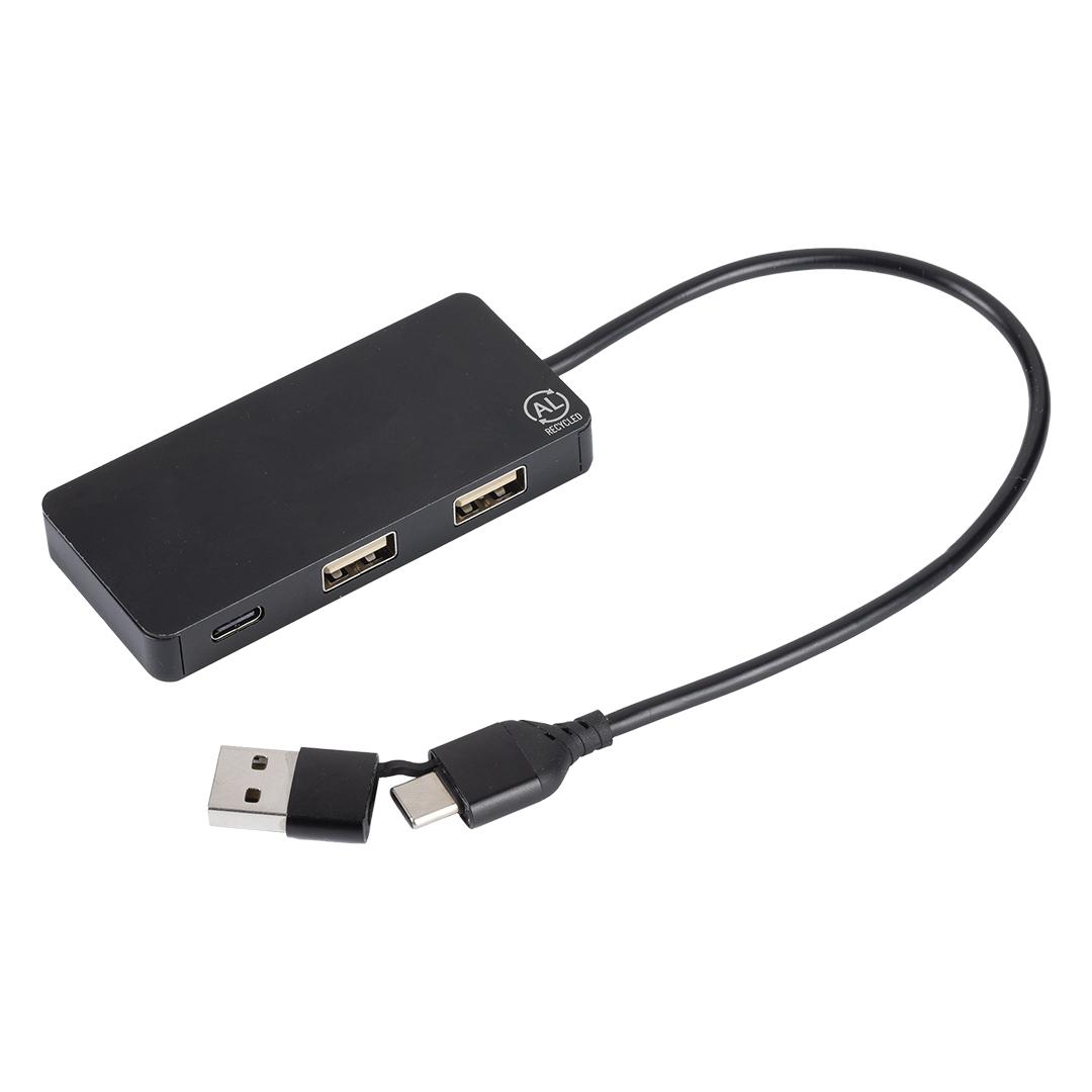 ENZO, usb hub me 3 porte e zezë