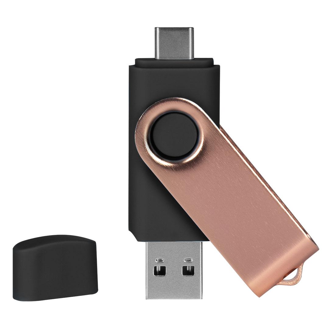 SMART C ROSE GOLD, usb flash drive, e zezë, 8GB