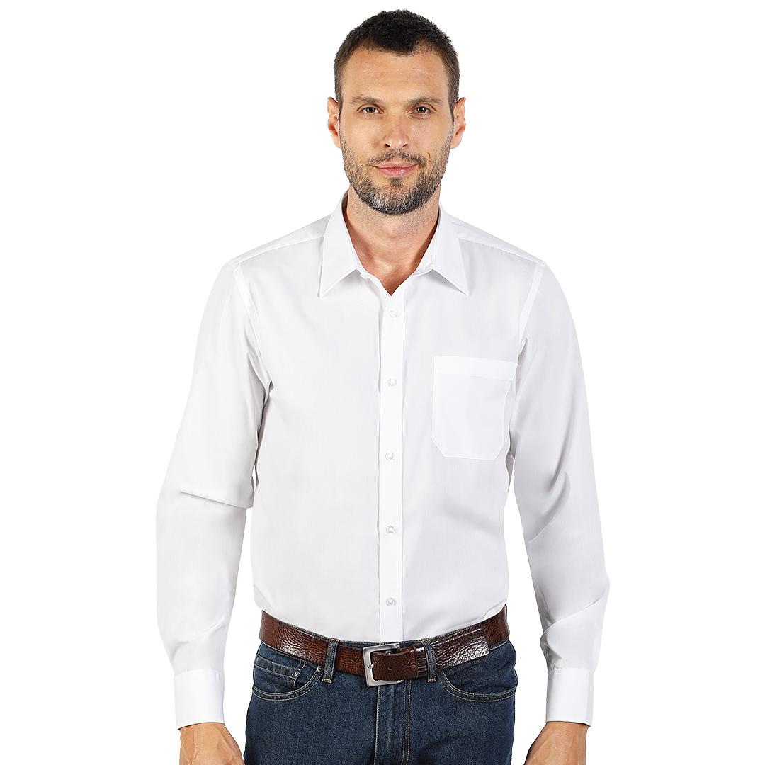 BUSINESS LSL MEN, këmishë me mëngë të gjata për meshkuj e bardhë